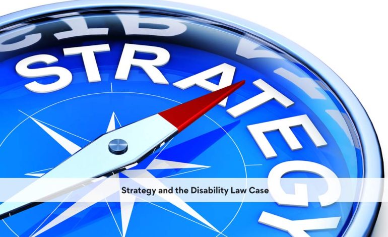  Strategy and the Disability Law Case